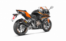 Akrapovic Slip-on Line Carbon Einddemper met E-keur Honda CBR 500 R 2016 > 2023